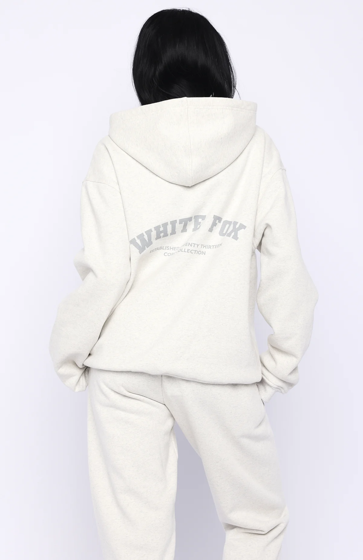 It's Your Chance Oversized Hoodie Grey Marle