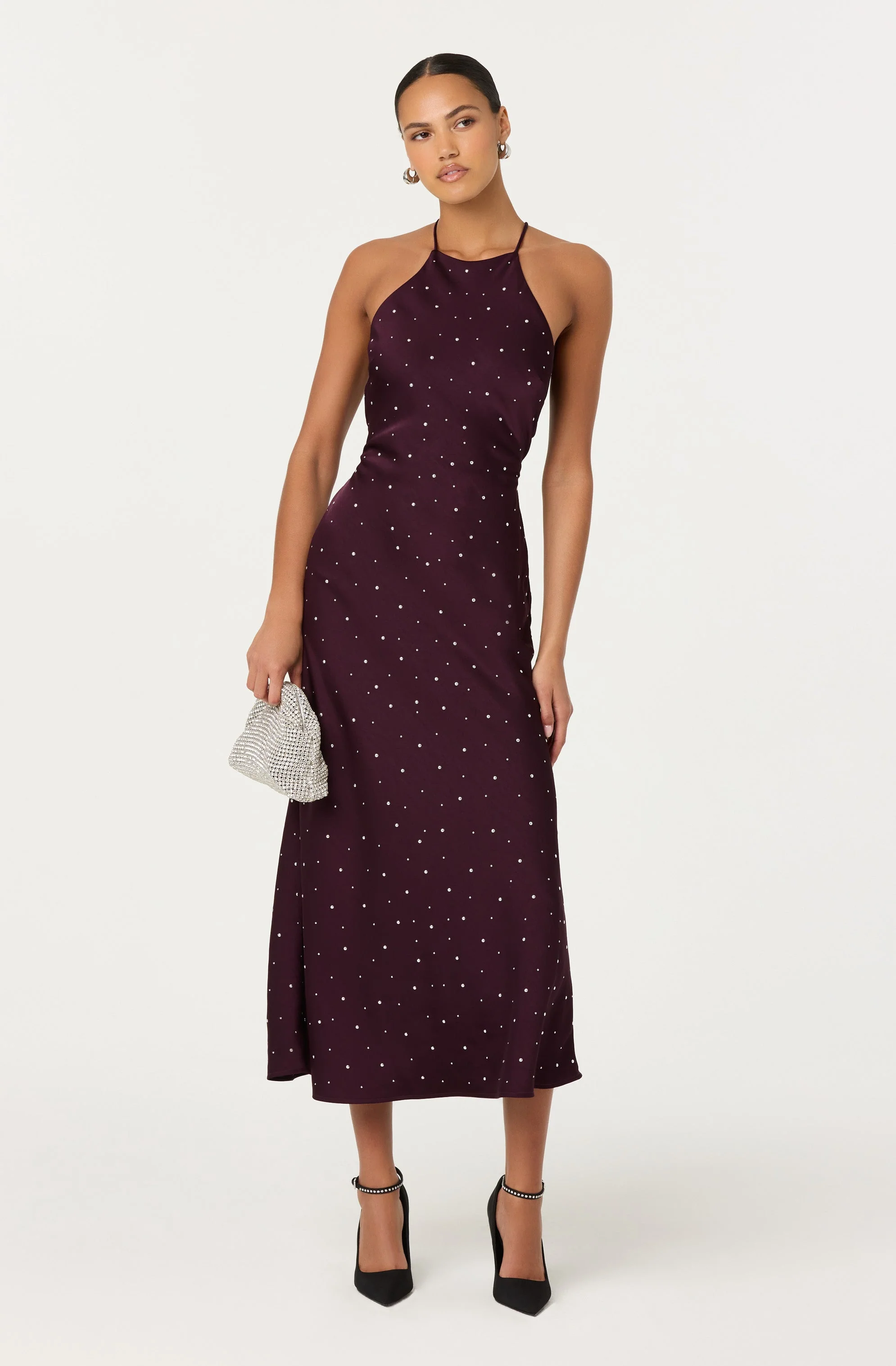 Halley Rhinestone Embellished Maxi Dress - luluinthesky