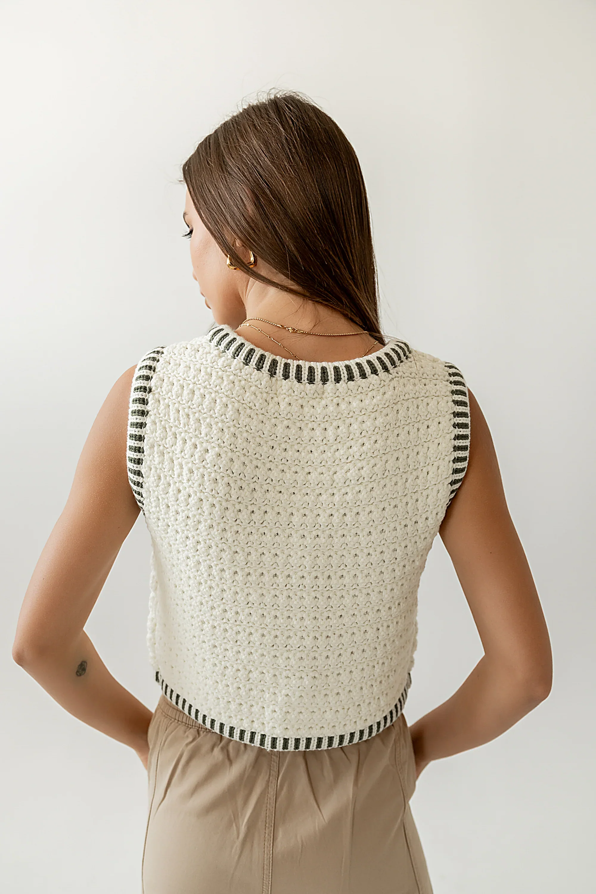 Malia Knit Tank in Olive