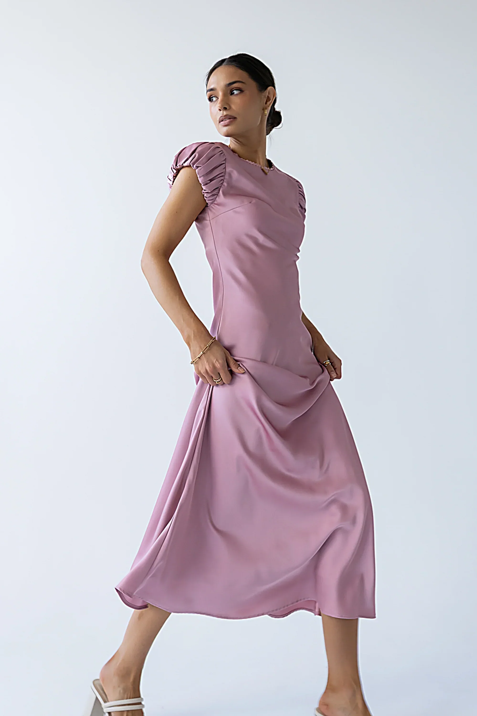 Ellianna Maxi Dress in Mauve