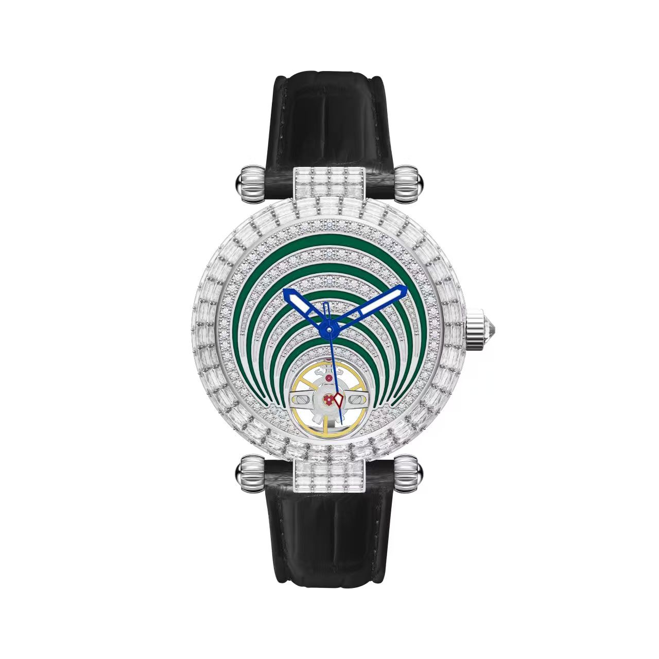 Morning Radiance Watch – Automatic, Full Crystal, 42mm T810M