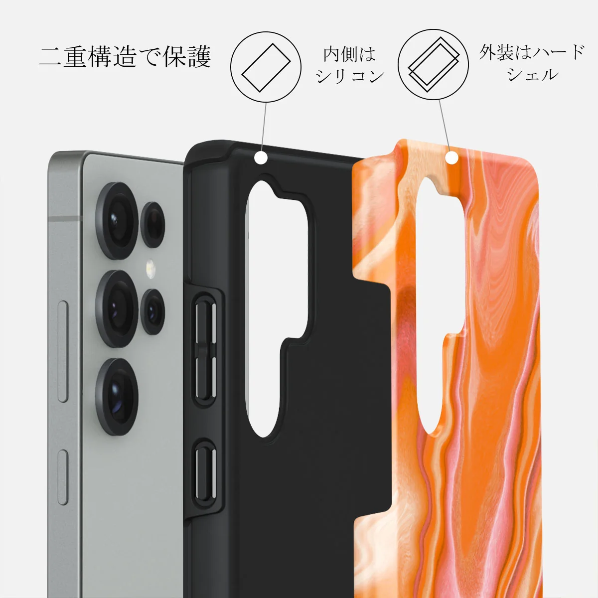Retro Glow - Samsung Galaxy S25 Ultra ケース