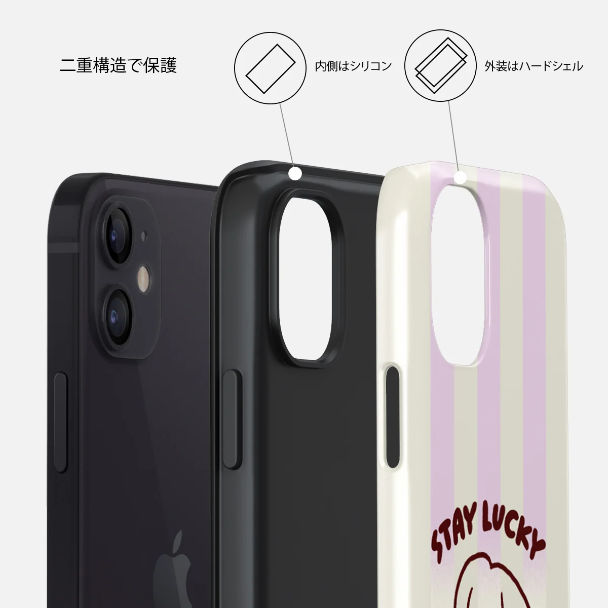 Stay Lucky - iPhone 12 ケース