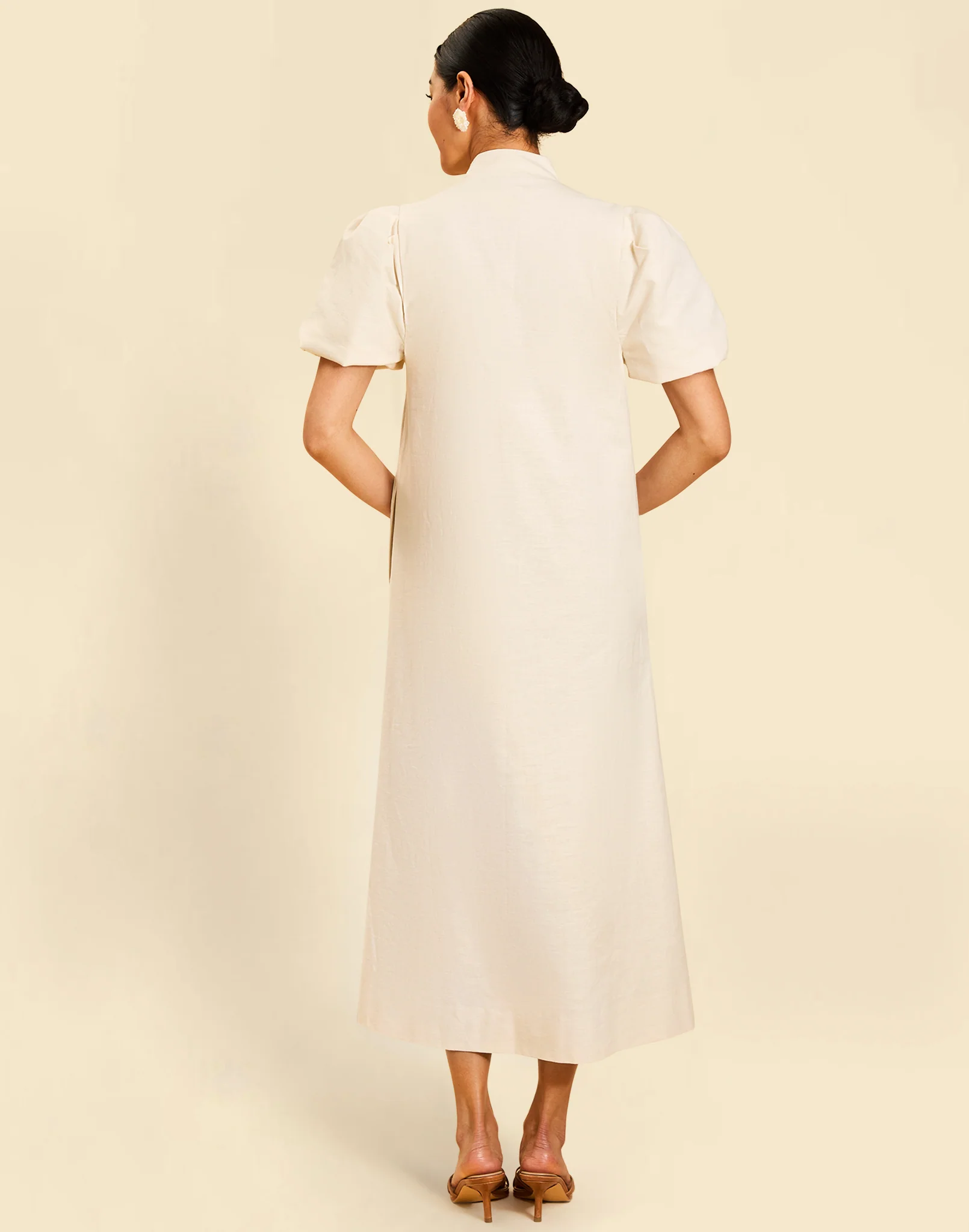 Elliana Barong Midi Dress - luluinthesky