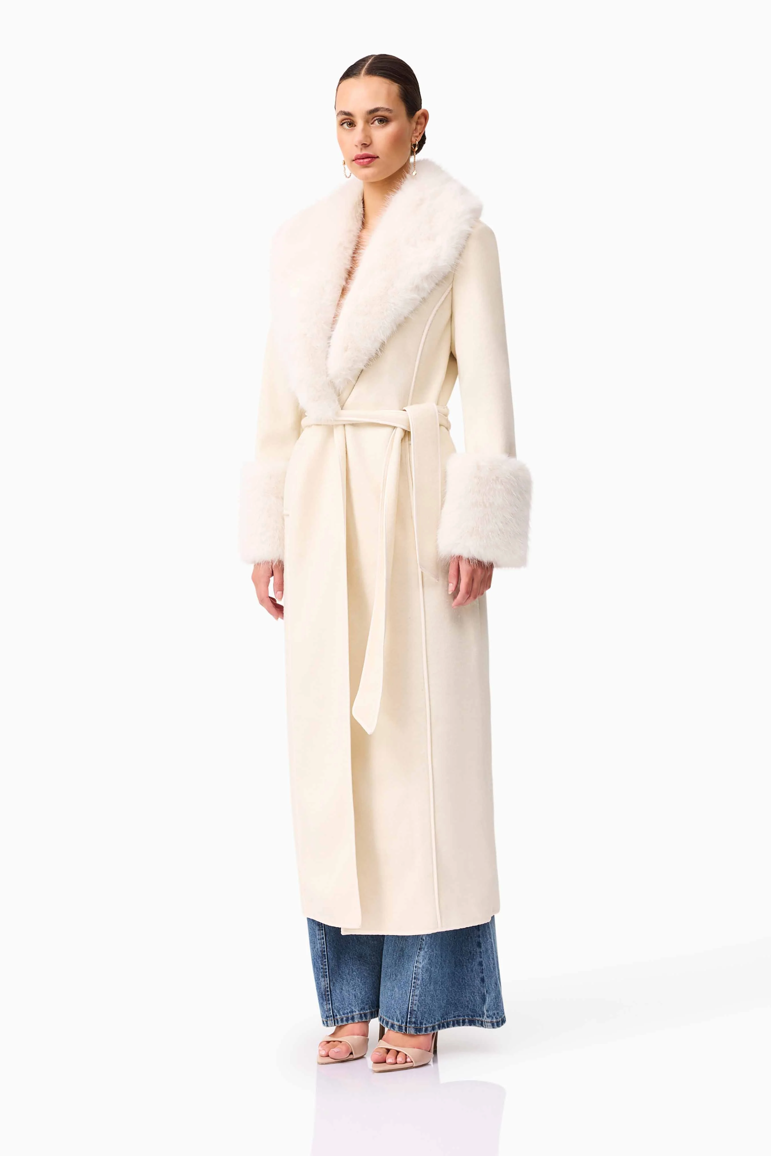 Aria Coat in Cream