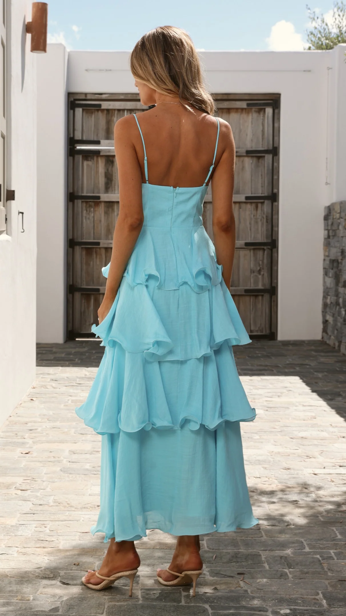 Elysia Maxi Dress - Blue