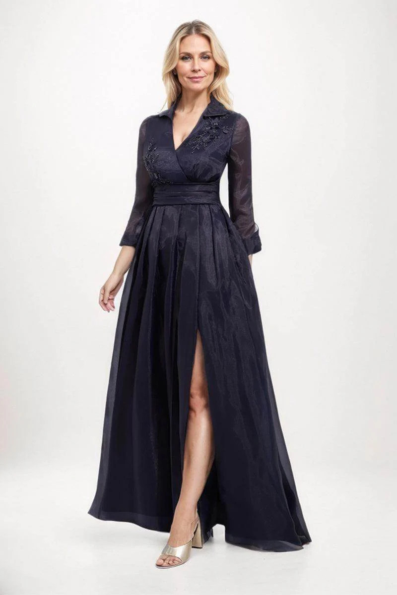 A-Line Maxi Organza Mother Dress CM0235