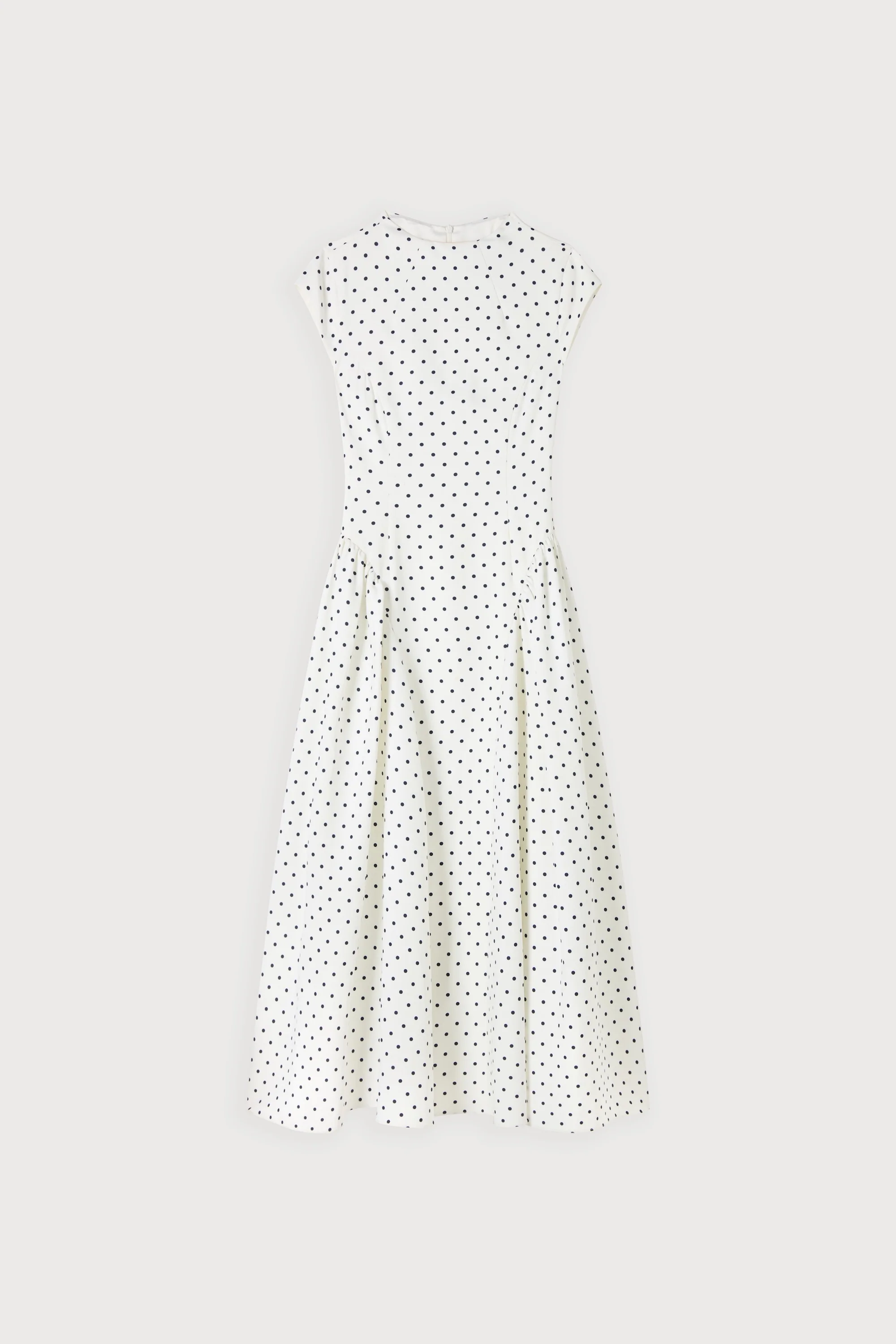 Cap Sleeve Gathered Midi Dress