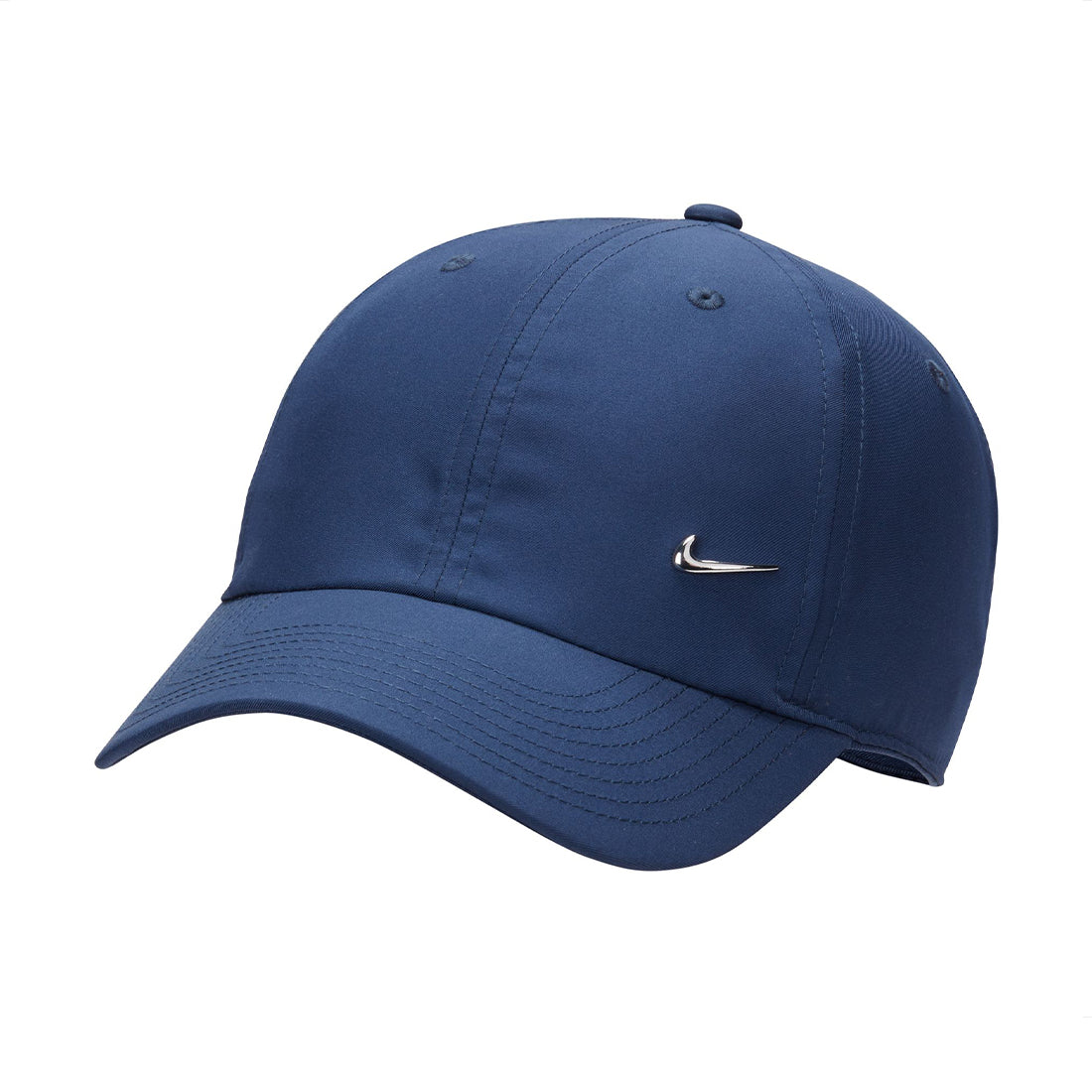 NIKE Dri-Fit Club Unstructured Metal Swoosh Cap NAVY