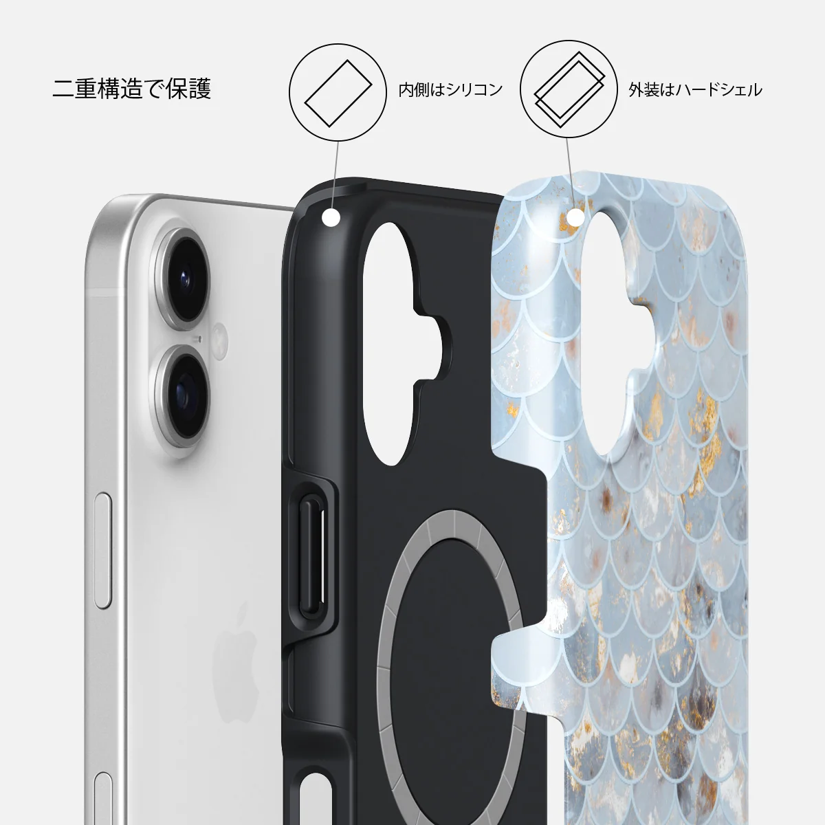 Mermaid Skin - iPhone 17 ケース