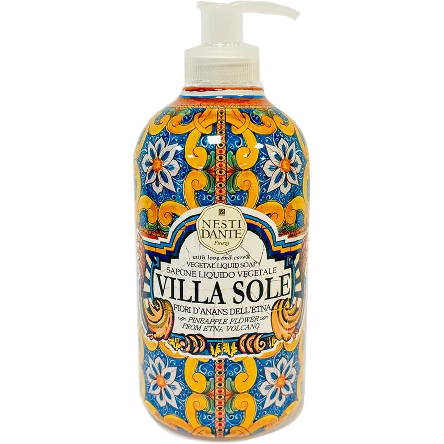 Nesti Dante Firenze Villa Sole Mydło w płynie Fiori D'Ananas dell'Etna Kwiaty ananasa z wulkanu Etna