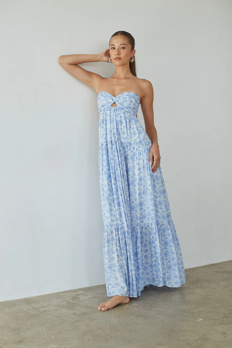 Lilo Strapless Maxi Dress - luluinthesky