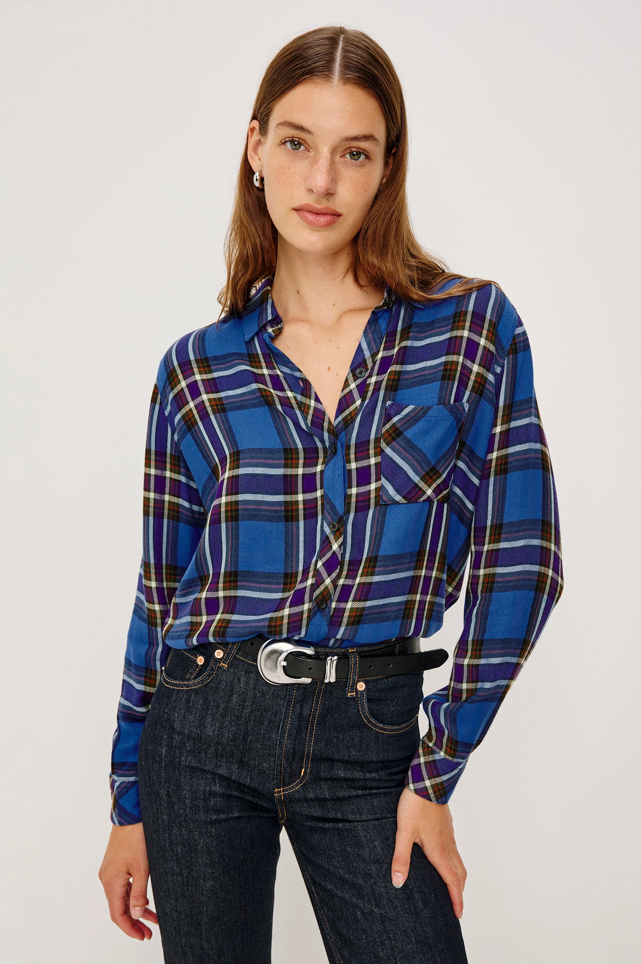 Hunter Shirt - Sapphire Indigo