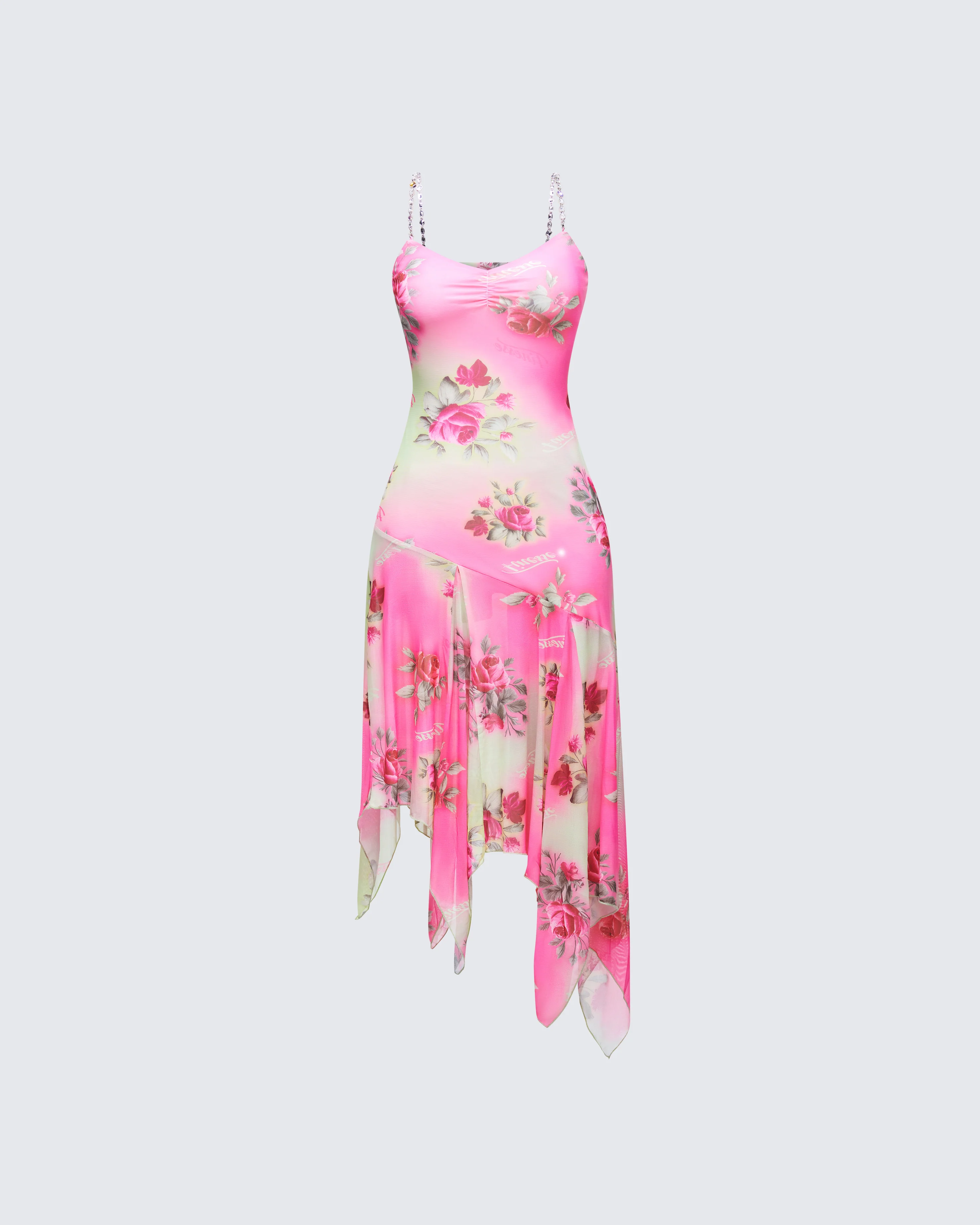 Nola Multi Printed Midi Dress