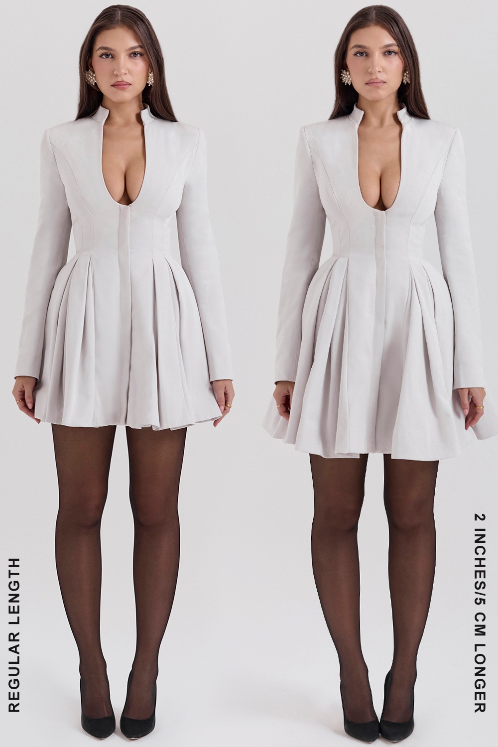 French Dove Contour Mini Dress