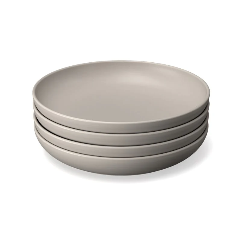 Vogeelle Round Deep Plate - Stone