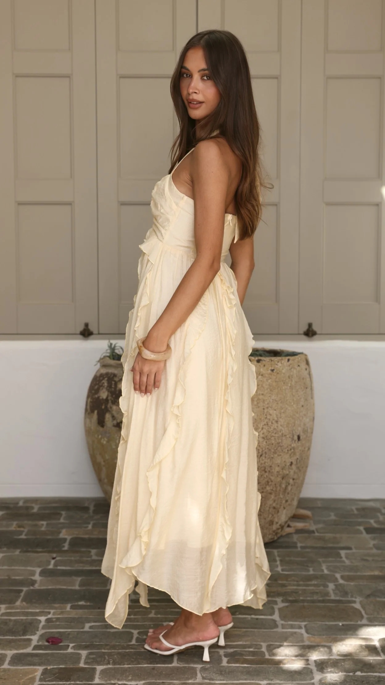 Nadine Maxi Dress - Yellow
