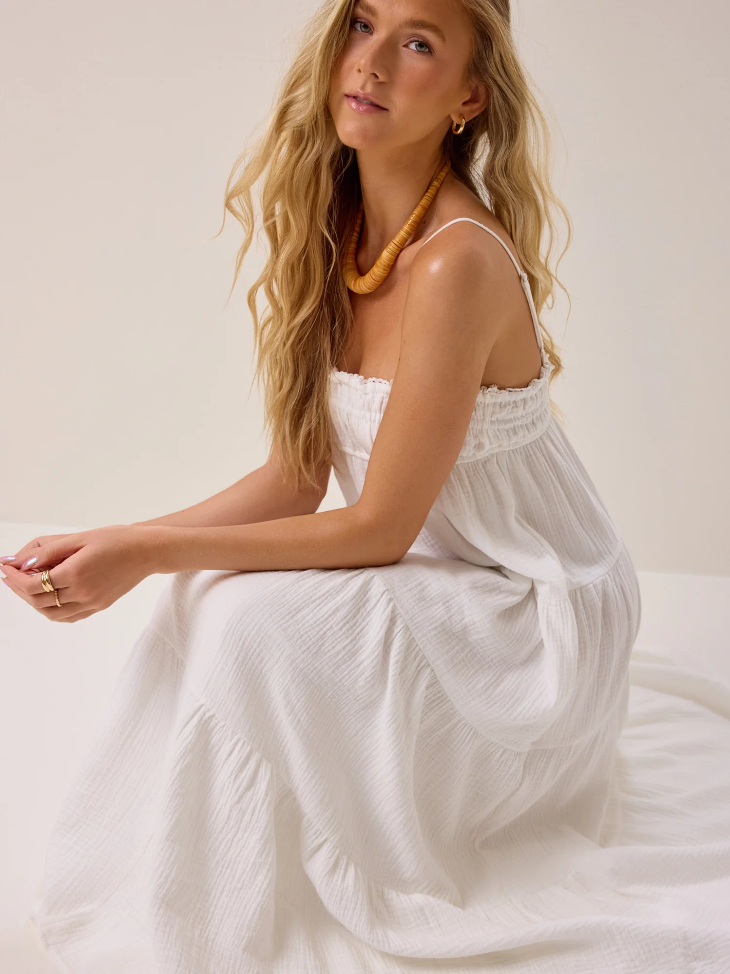 Elle Tiered Babydoll Dress - luluinthesky