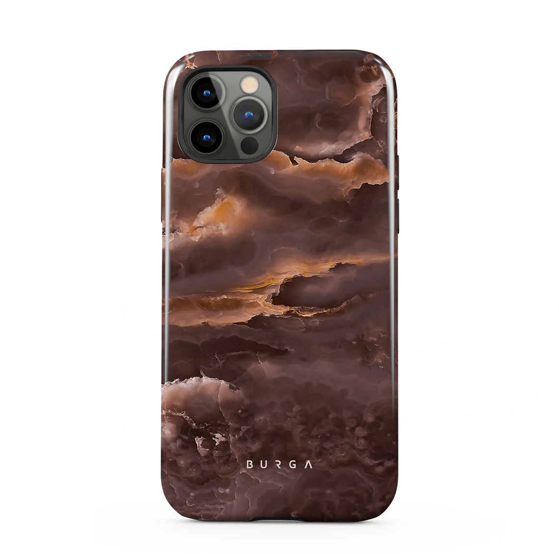 Fire Wood - Brown Marble iPhone 12 Pro Max ケース
