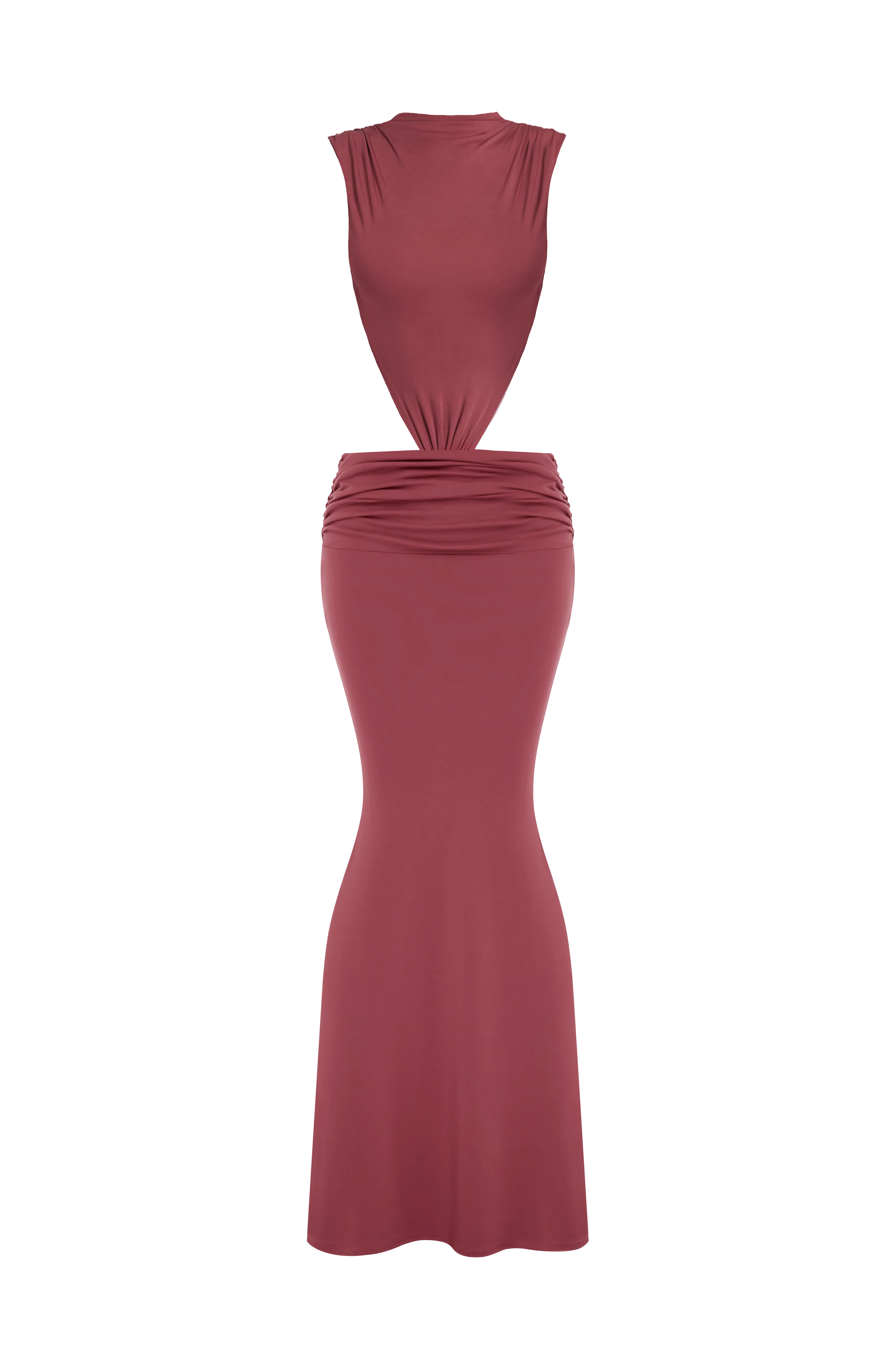 Fenella Maxi Dress - Rose Brown