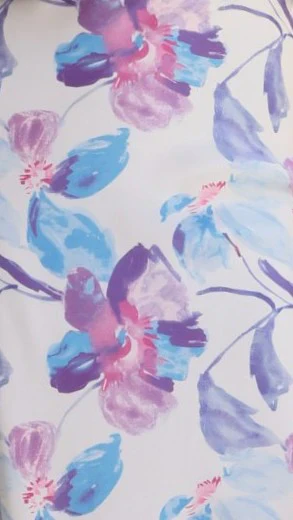 Marlie Midi Dress - Blue Floral