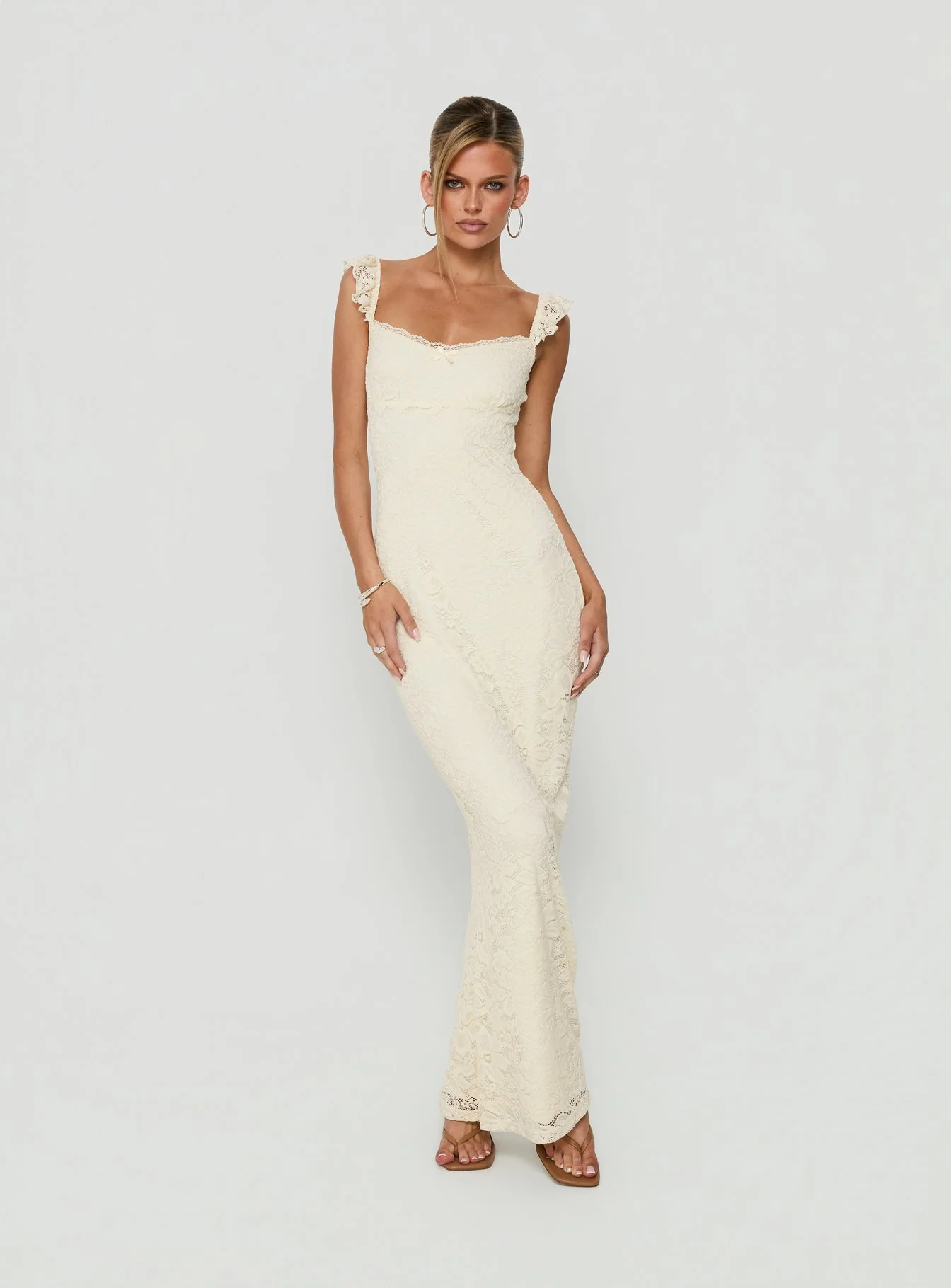 Beacall Maxi Dress Lemon - luluinthesky