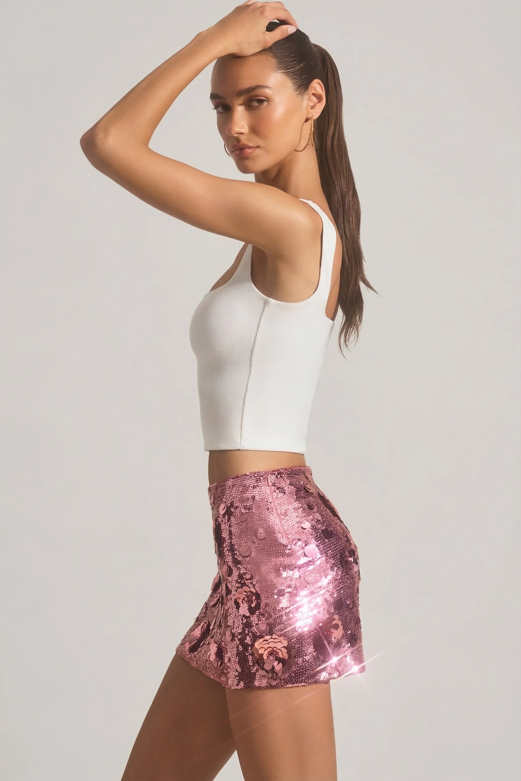 Modal Square-Neck Tank Top in White