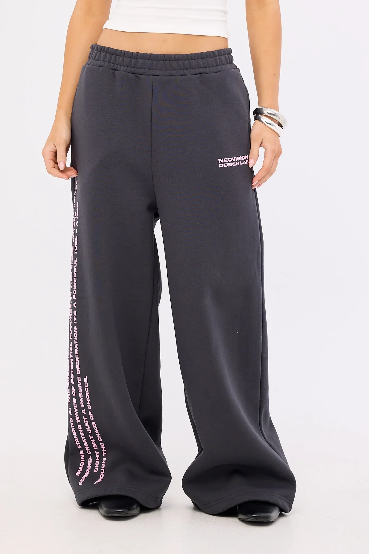 Neovision Distopia Straight Leg Trackpant Sunfade Black