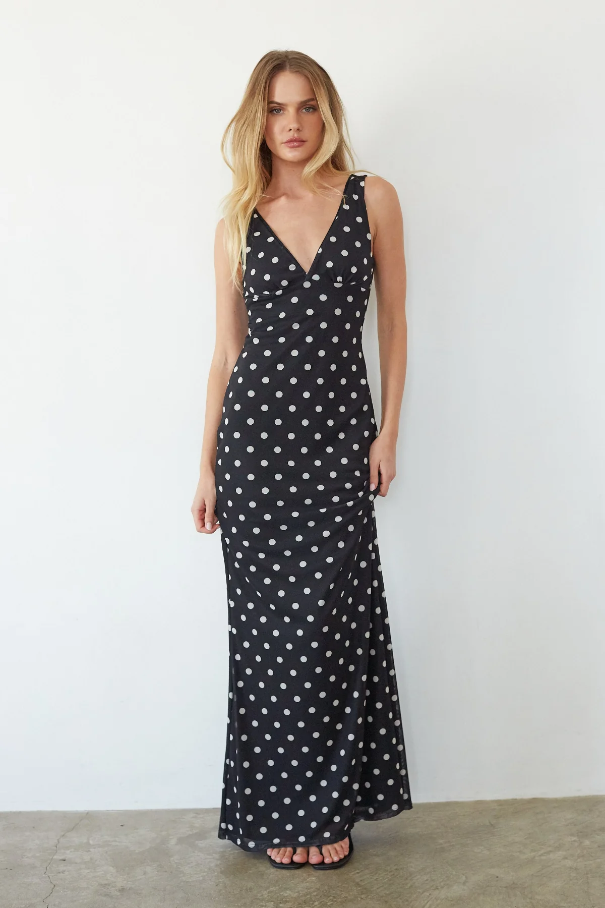 Lettie Mesh Maxi Dress - luluinthesky