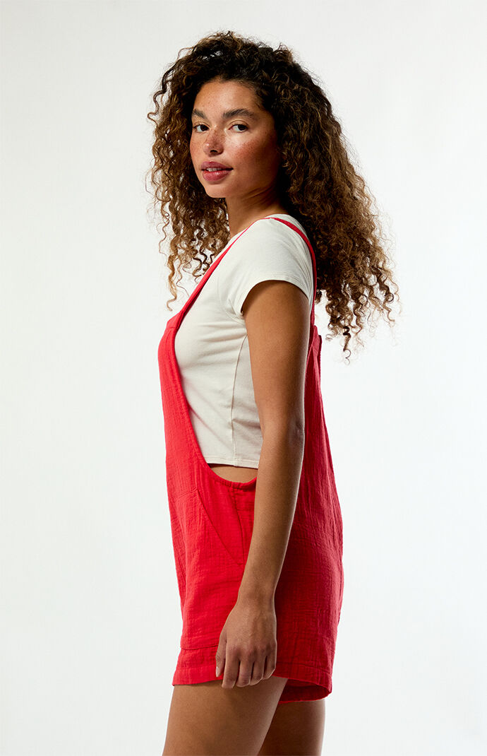 Billabong Beach Crush Denim Overalls