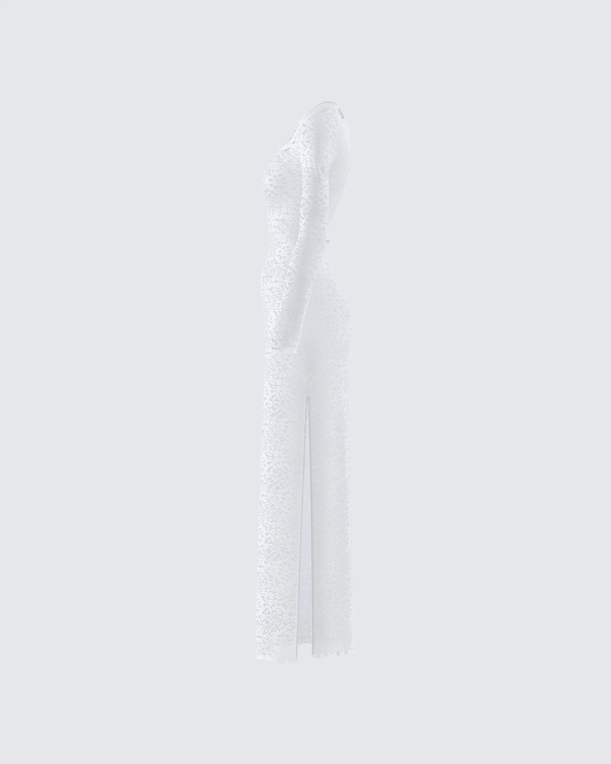 Tanith White Lace Maxi Dress