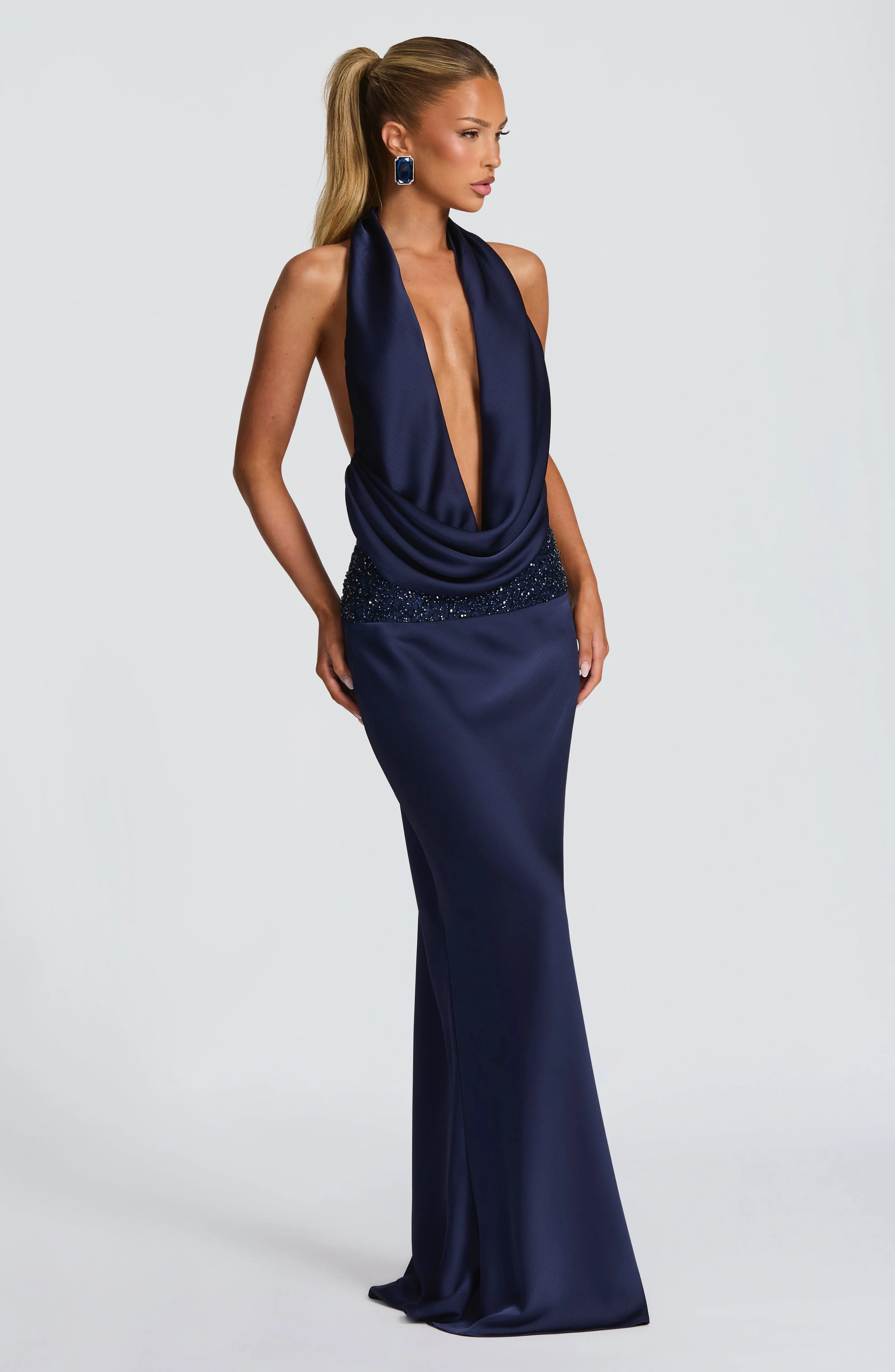 Eleni Bodysuit - Navy