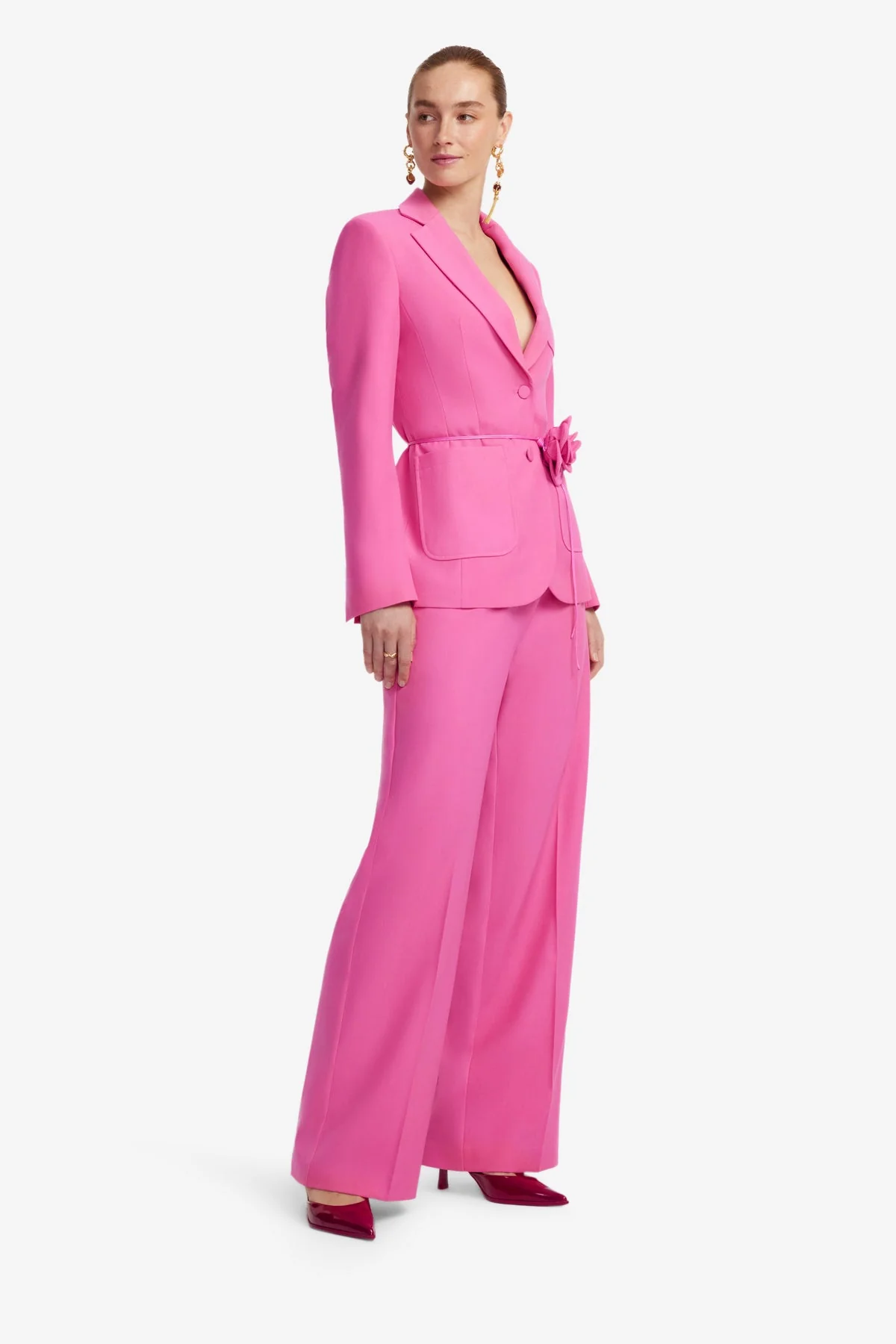 Vesper Fitted Blazer - Fuchsia