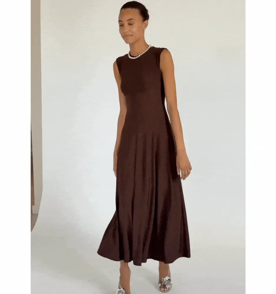 The Mila Dress - Chocolate Jersey