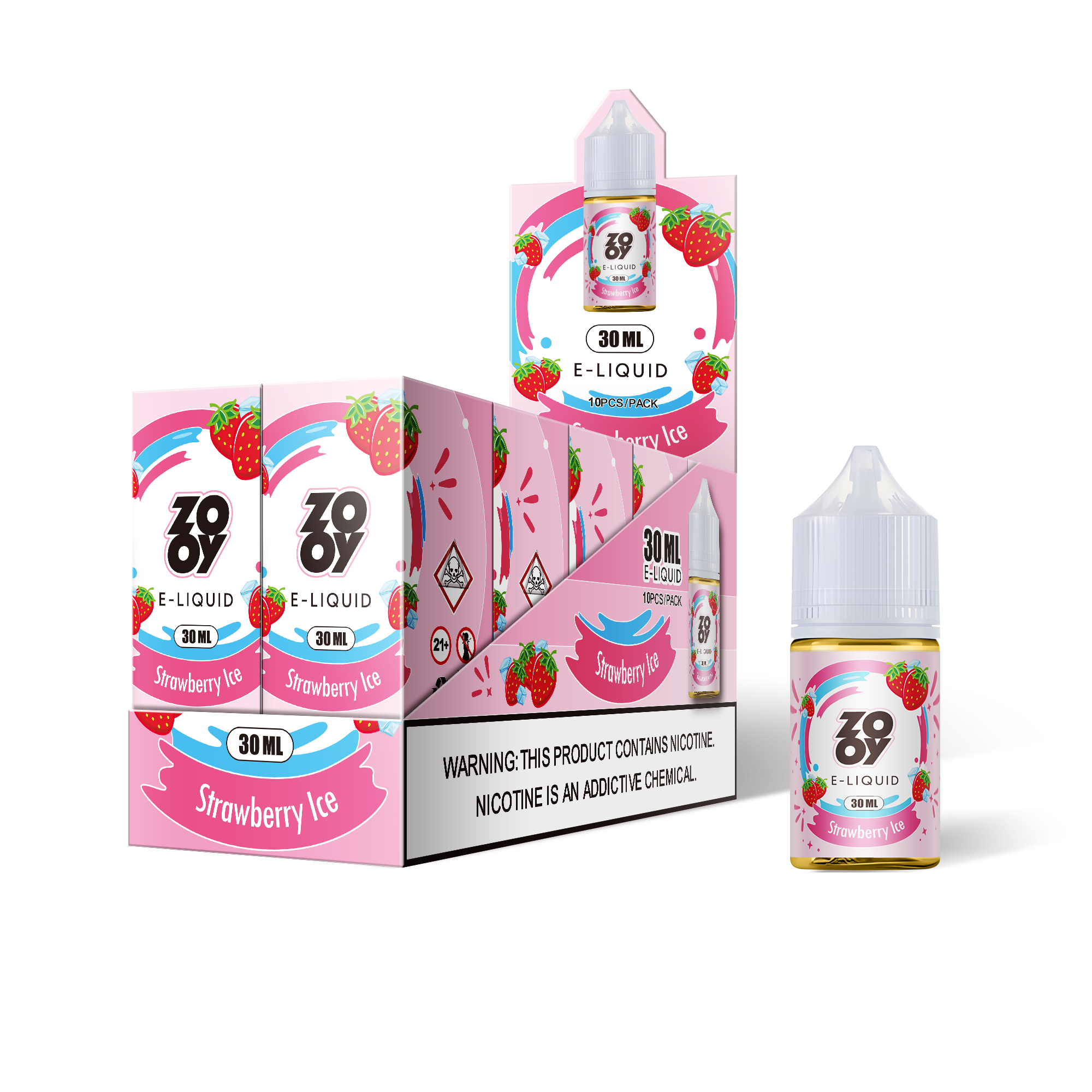 ZOOY 30ML E-Liquid/1 BOX(10 PCS)