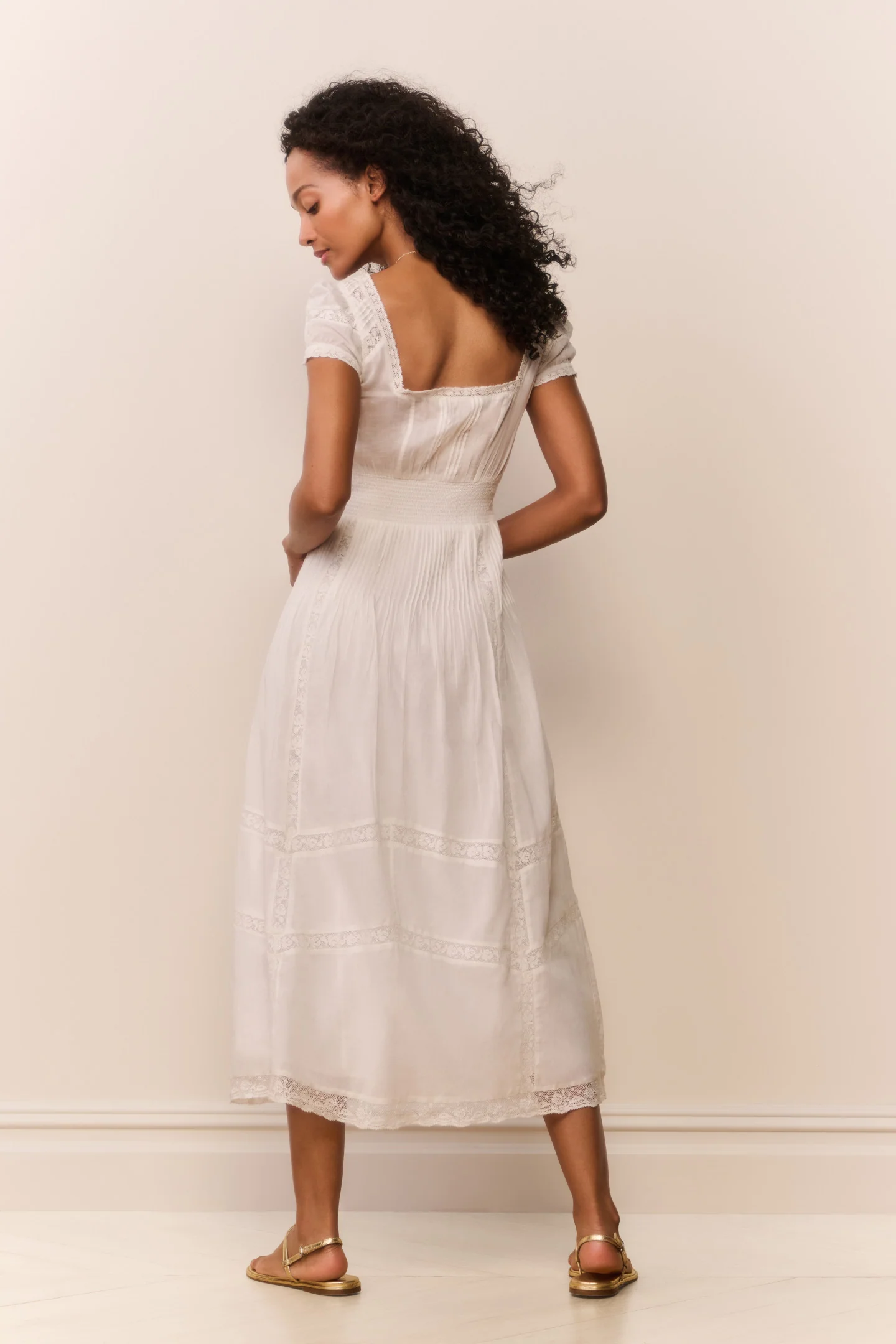 Suvi Heritage Midi Dress