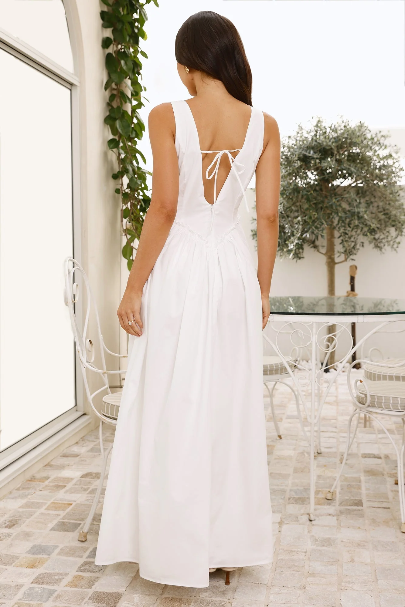 Love In The Maldives Maxi Dress White