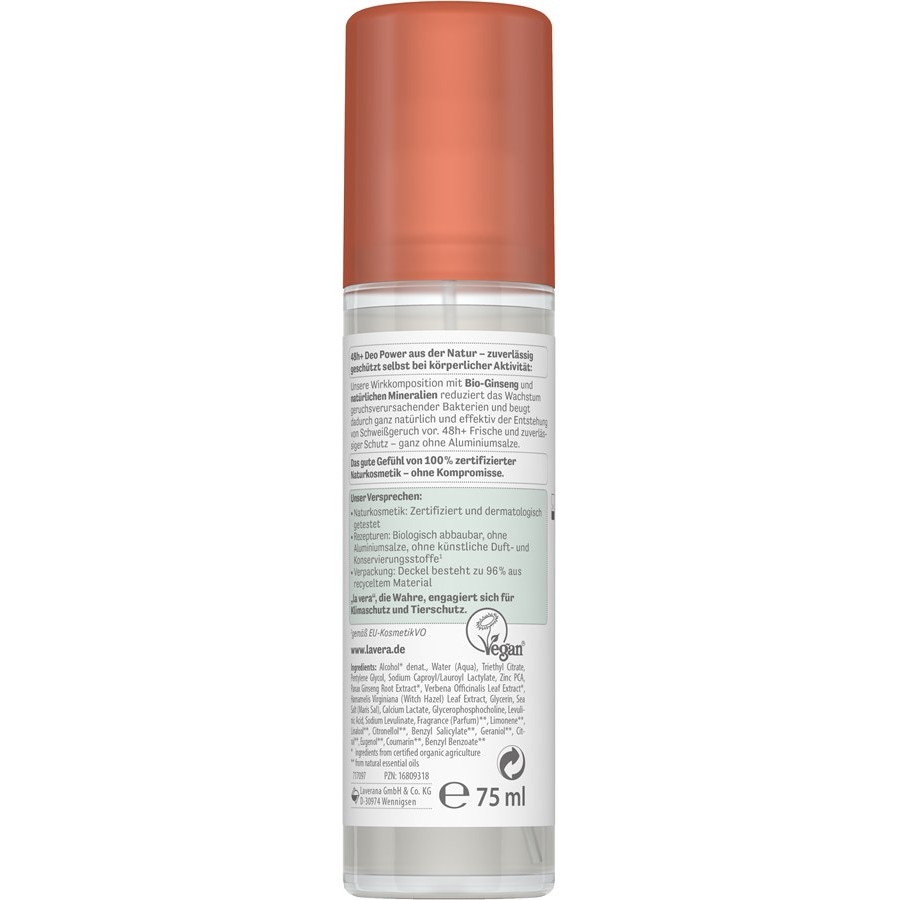 Lavera Dezodoranty Deodorant Spray Naturalny i mocny