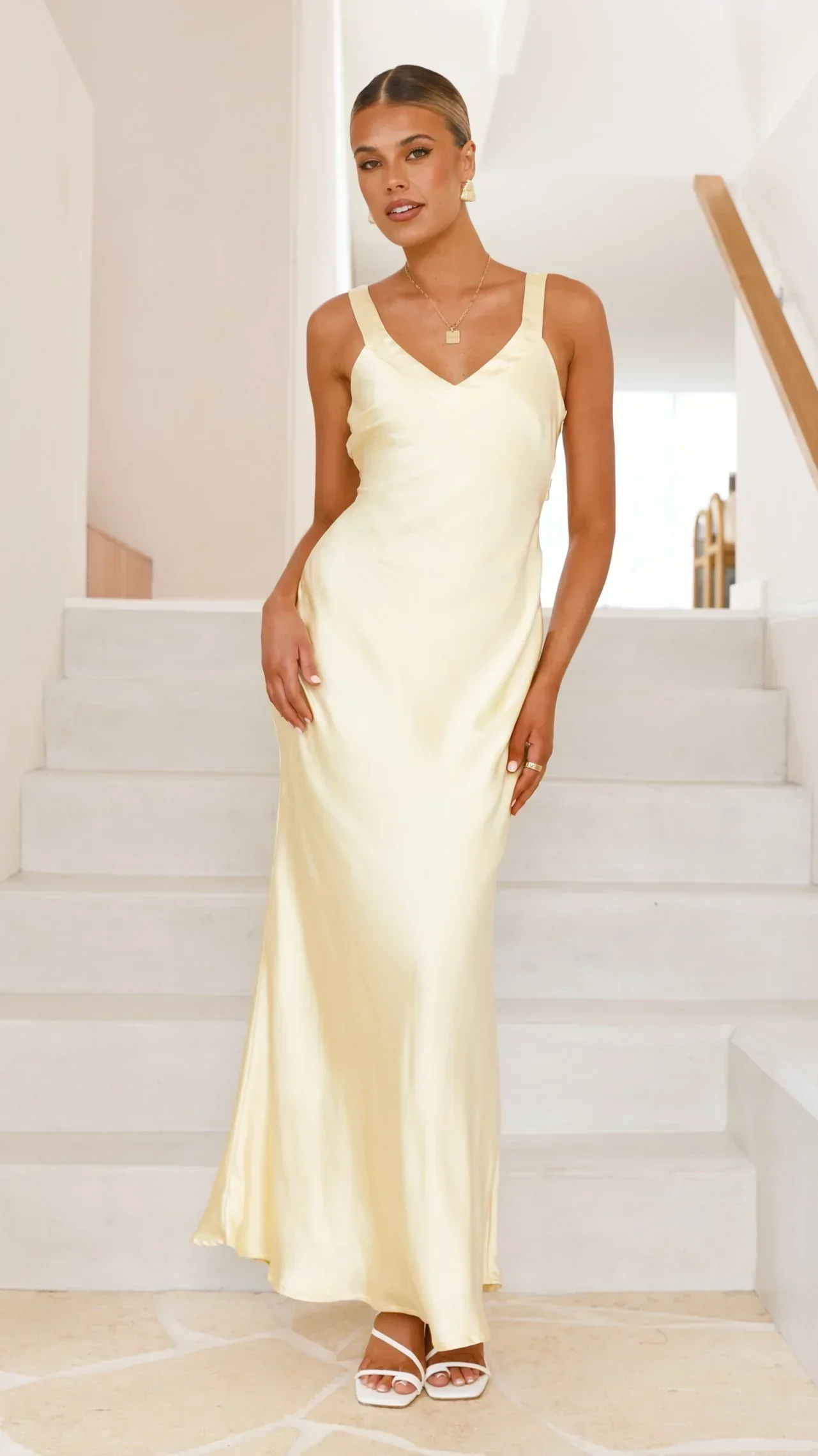 Andie Maxi Dress - Yellow - luluinthesky