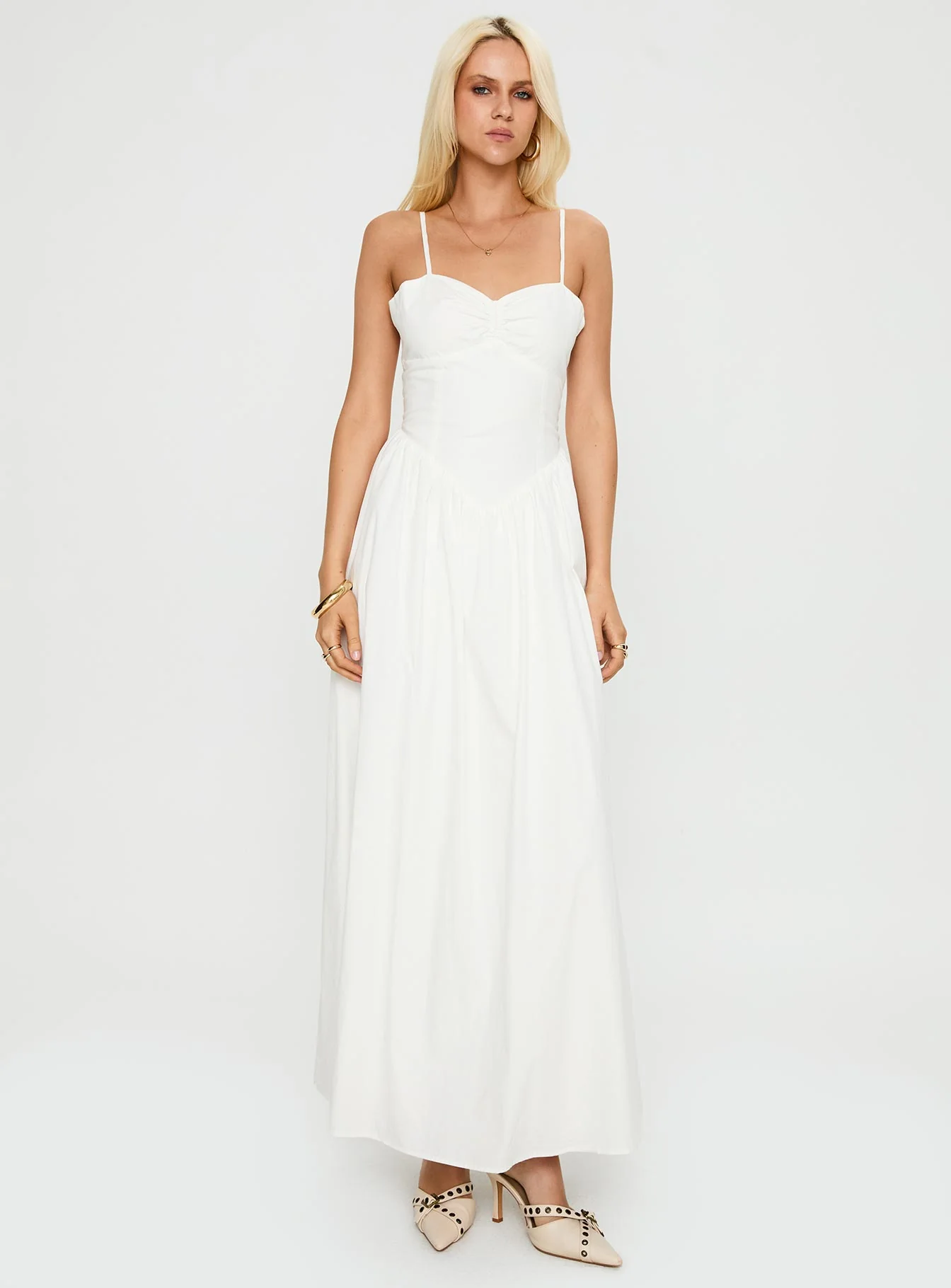 Ceremonious Maxi Dress White - luluinthesky