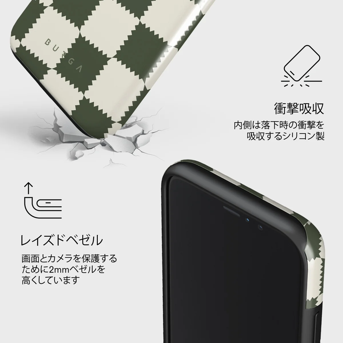 Retro Grid - iPhone 11 Pro Max ケース