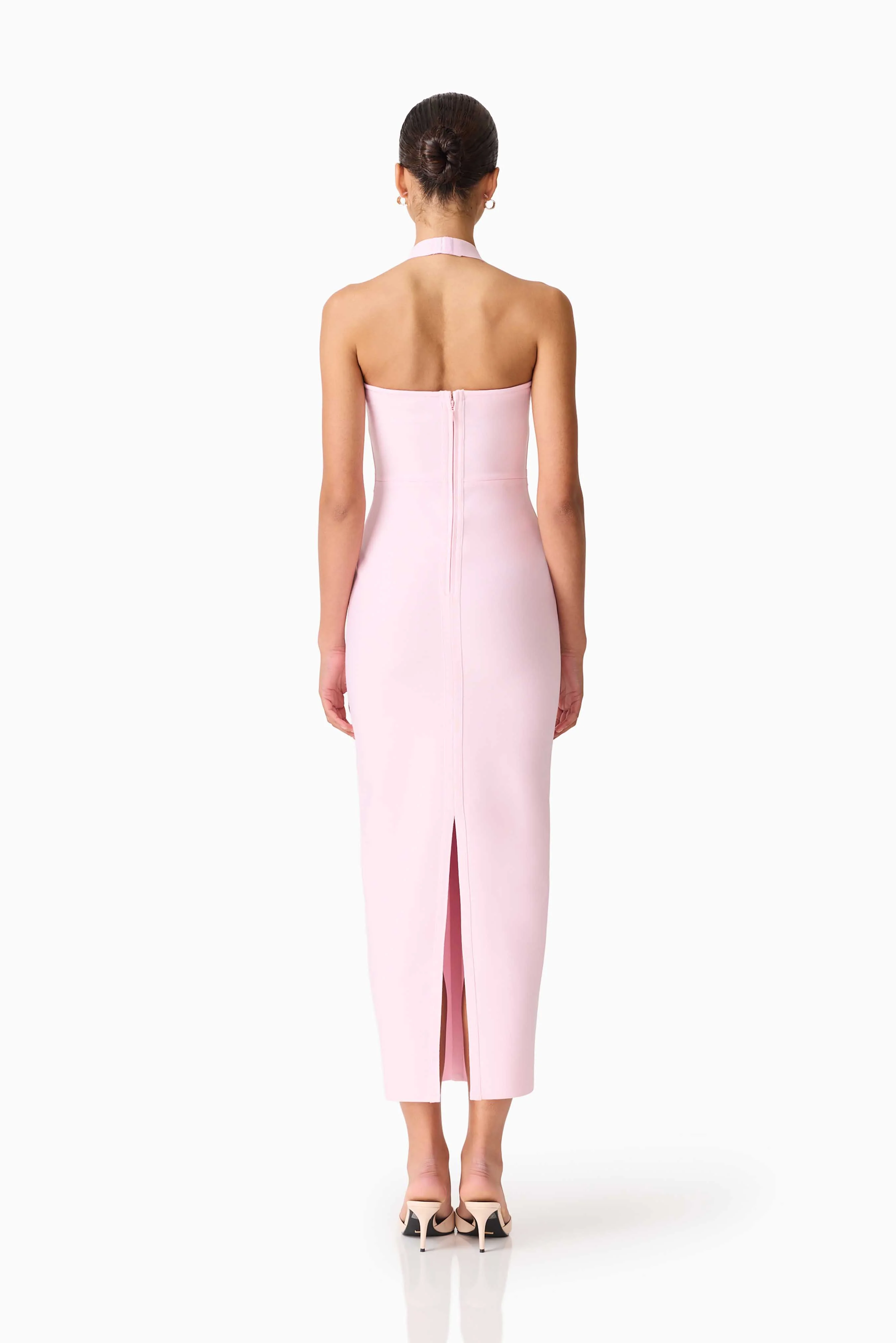 Marla Halter Gown in Pink