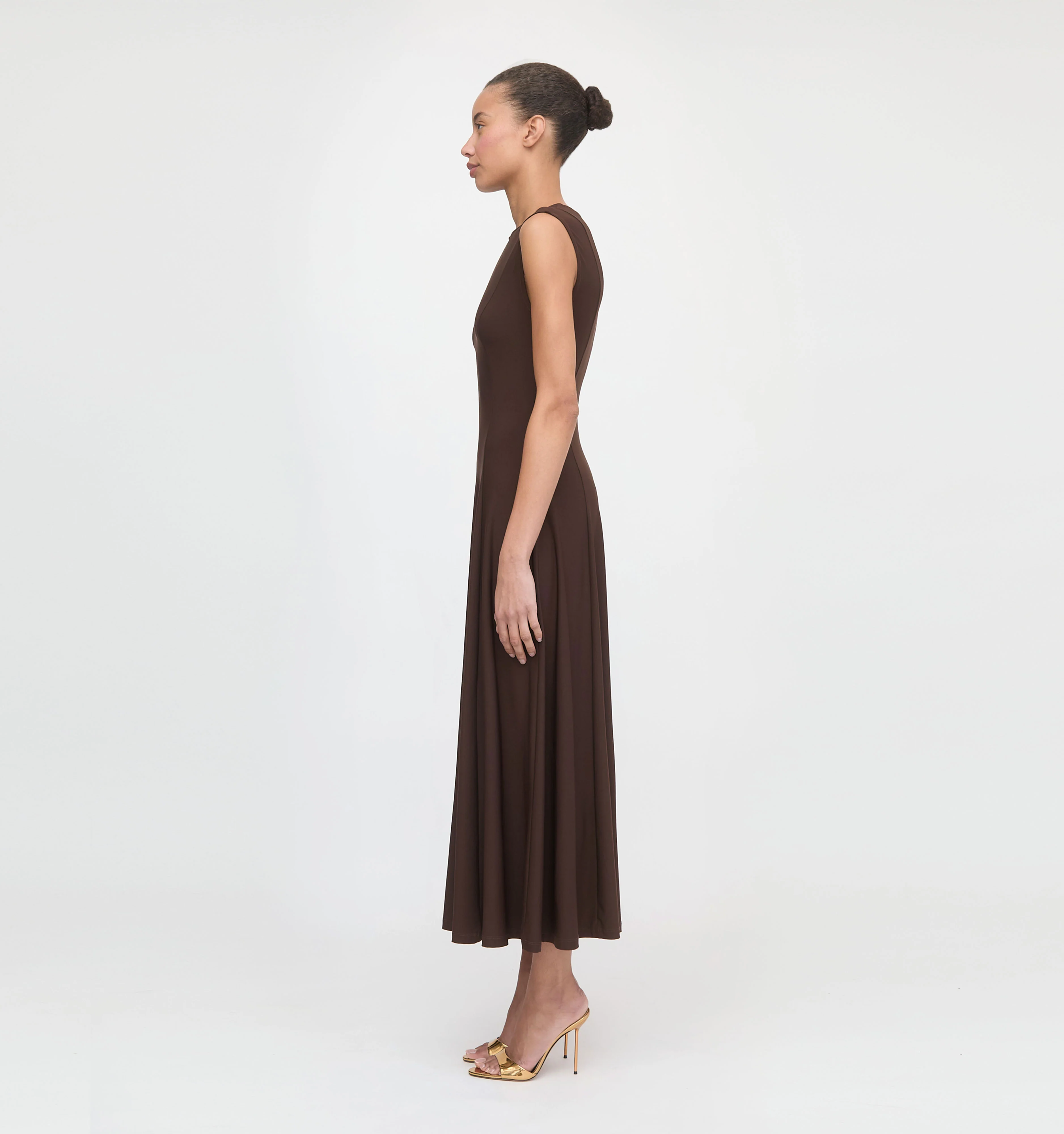 The Mila Dress - Chocolate Jersey