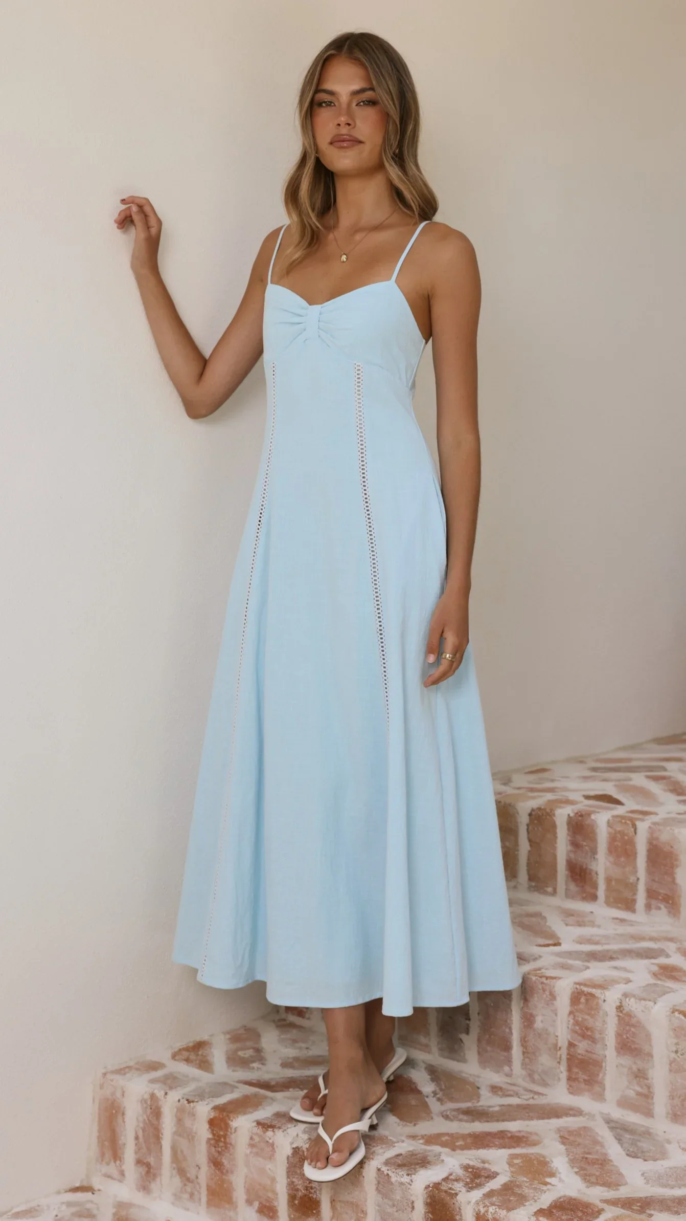 Suri Maxi Dress - Blue - luluinthesky