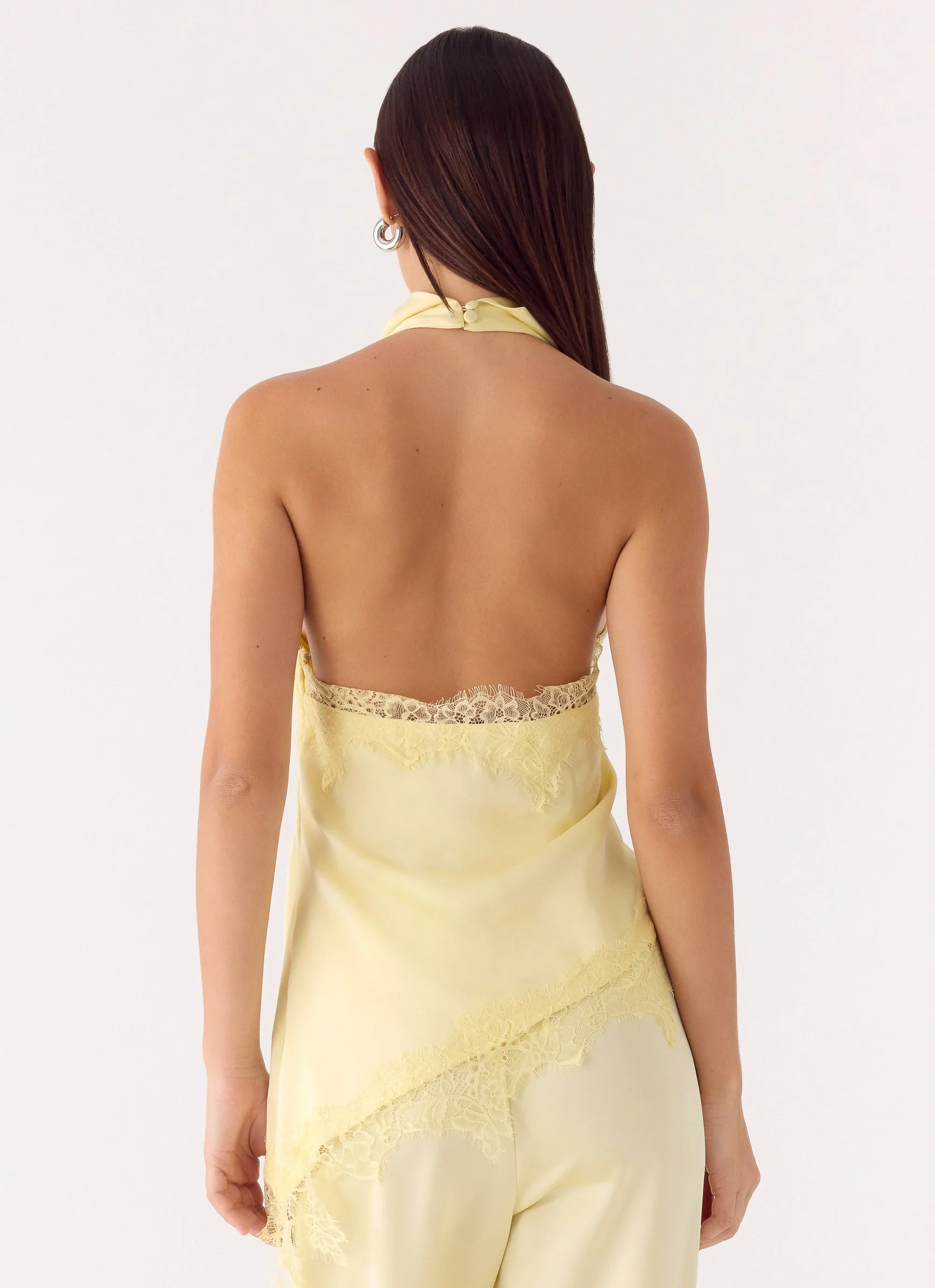 Emilee Cowl Top - Yellow