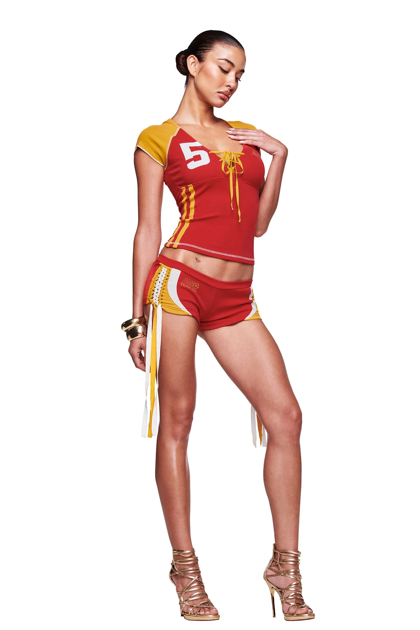 Novia Micro Sport Short - Red