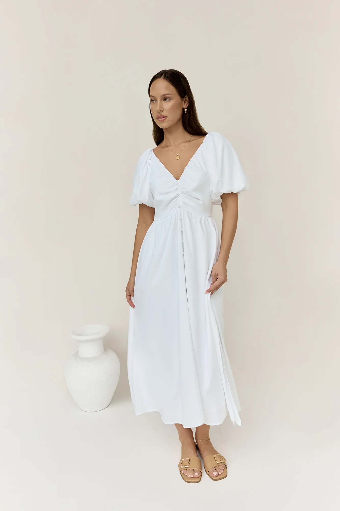 Sunlight Maxi Dress White