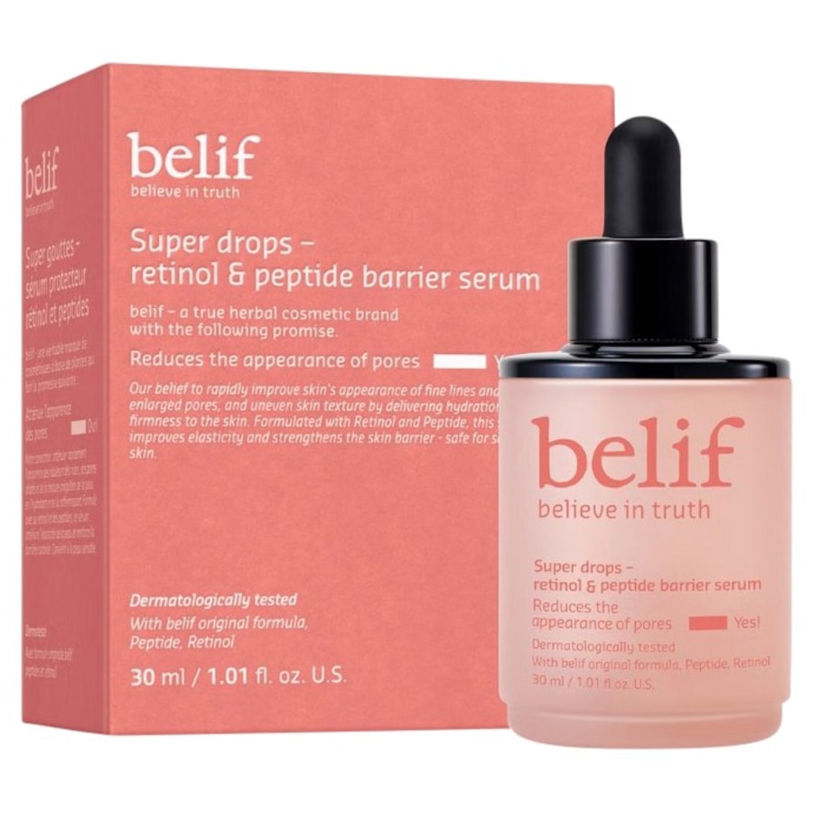 Belif Serum do twarzy Super Drops Retinol & Peptide Barrier Serum