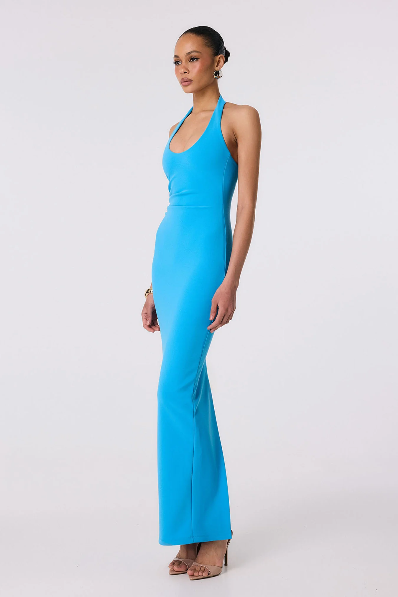 Natalia Halter Maxi Dress