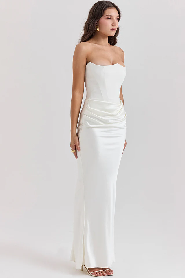Persephone Off Shoulder Bustier Dress
